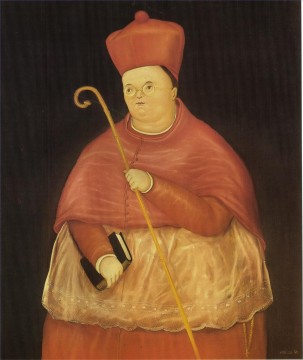 Fernando Botero Painting - Nuncio Fernando Botero